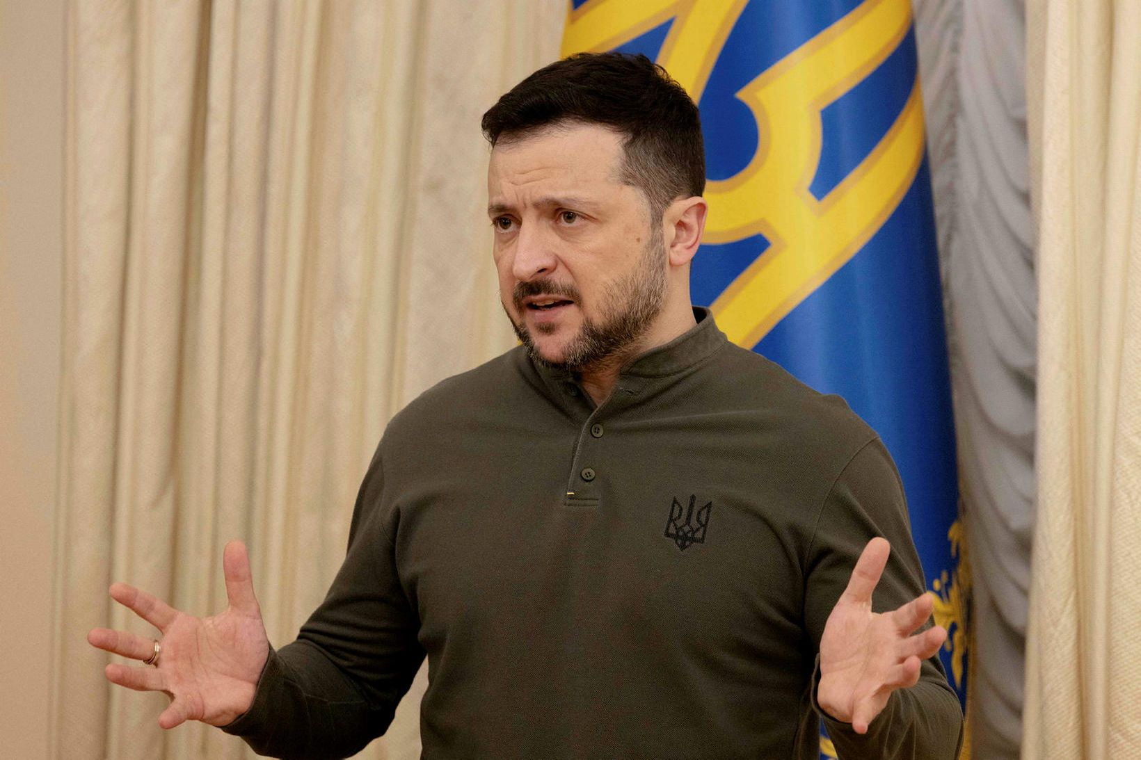 Volodimír Selenskí Úkraínuforseti.