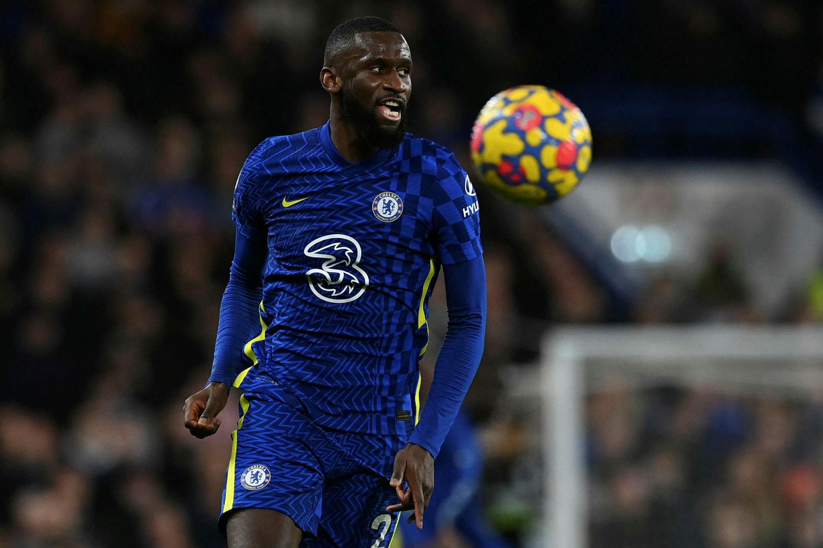 Antonio Rüdiger í leik með Chelsea.