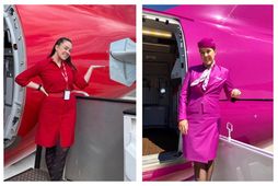 Anja Rún Skúladóttir hóf flugfreyjuferilinn hjá Wow Air en vinnur nú hjá Play.
