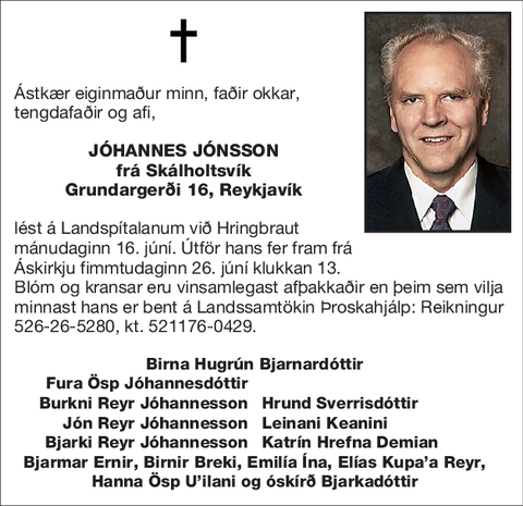 JÓHANNES JÓNSSON