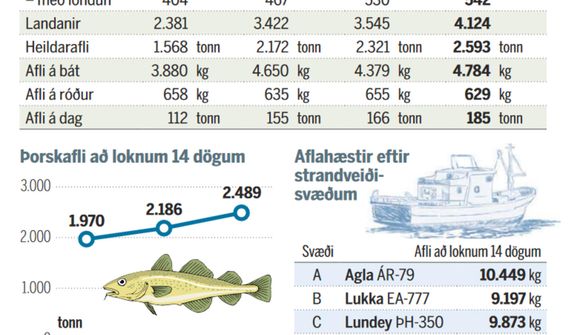 Gott verð gleður á strandveiðum