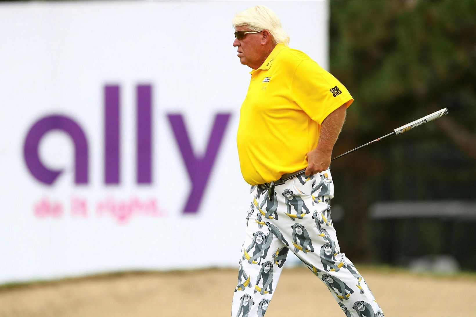 John Daly mætir ávallt skemmtilega klæddur á golfmót.