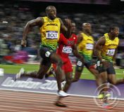 Usain Bolt vinnur 100 metra hlaup