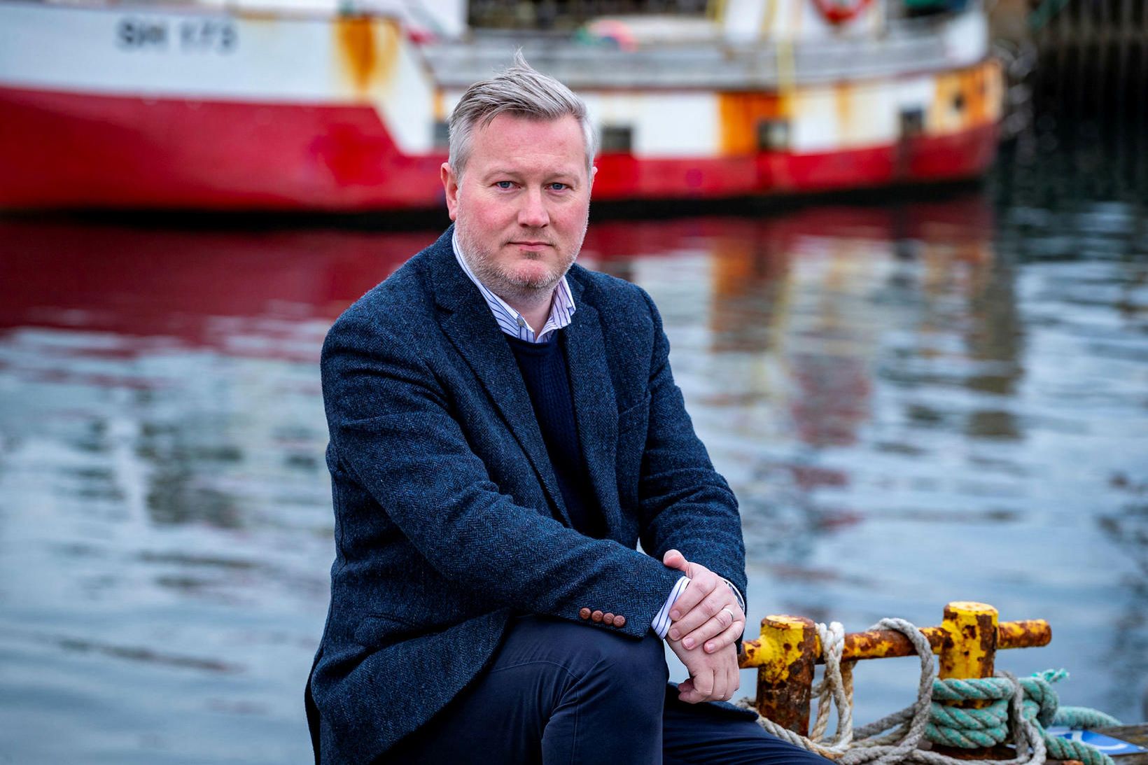 Jens Garðar Helgason, aðstoðarforstjóri Ice Fish Farm, kveðst vona að …