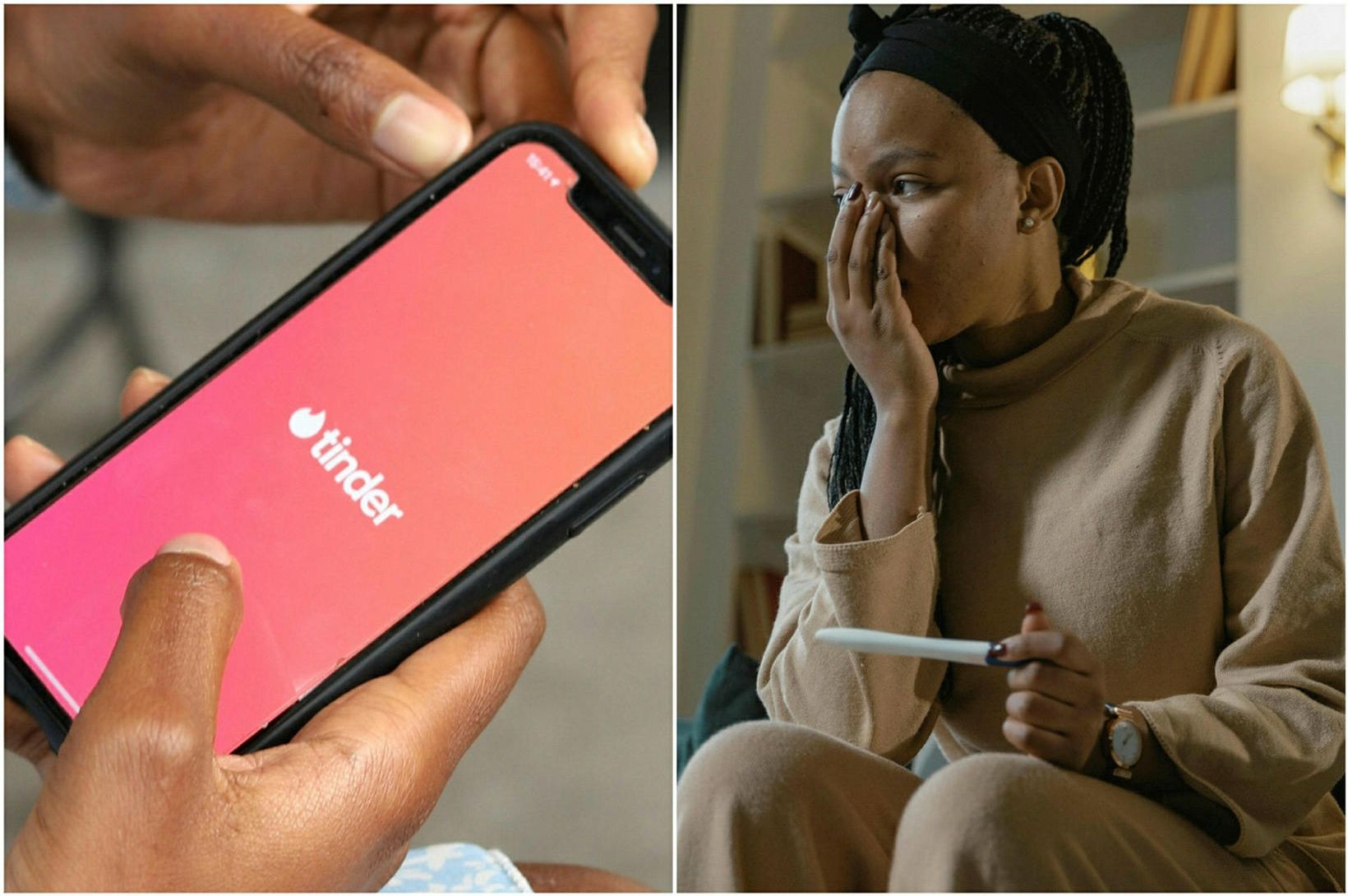 Varð ólétt eftir Tinder-stefnumót með giftum manni