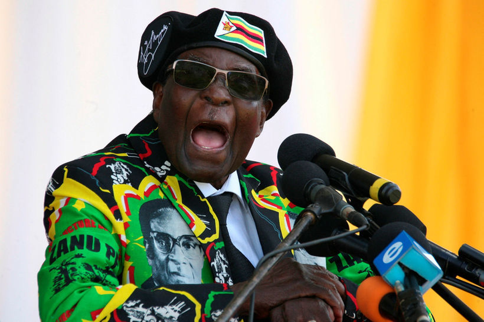 Robert Mugabe, forseti Simbabve.