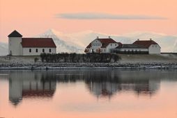 Hátíðleg athöfn var á Bessastöðum í dag, 1. janúar 2022.