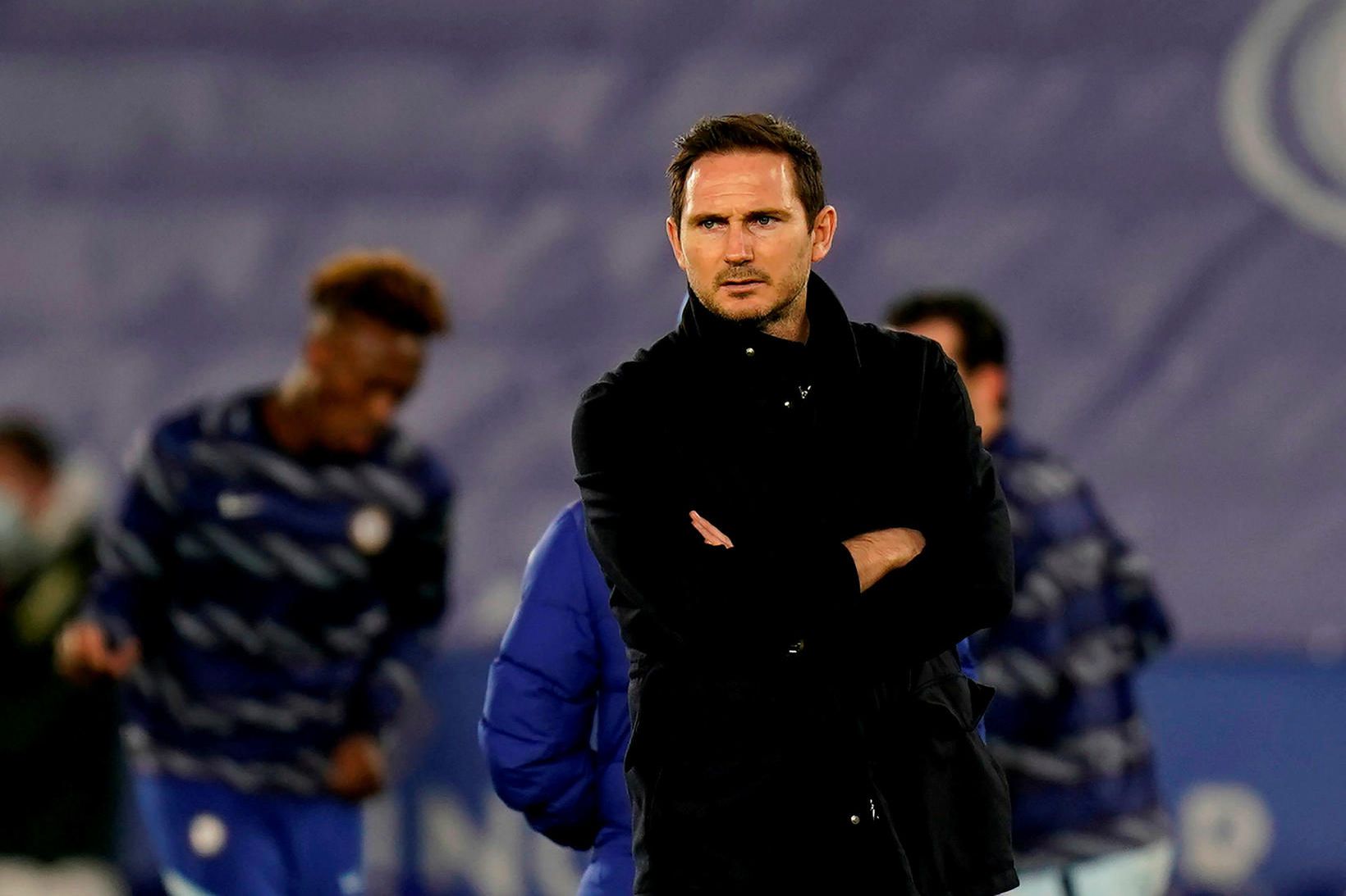 Frank Lampard var rekinn frá Chelsea í janúar.