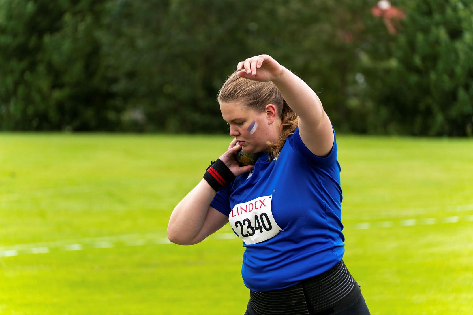 Erna Sóley Gunnarsdóttir varð fyrst í Maribor í dag.
