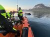 This photograph was taken aboard Vörður II.