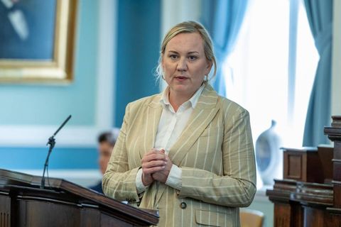 Þorbjörg Sigríður Gunnlaugsdóttir, dómsmálaráðherra.