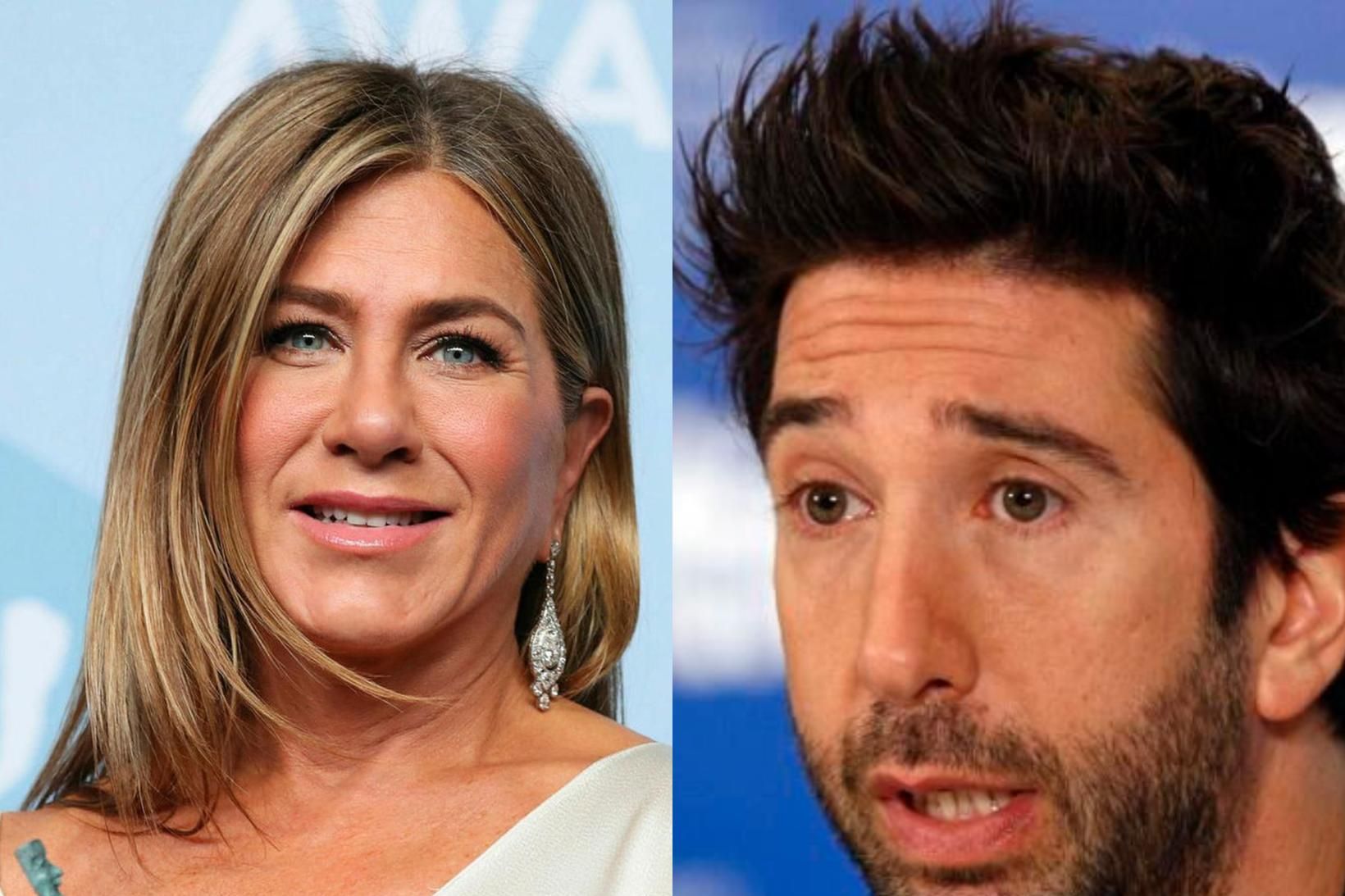 Jennifer Aniston og David Schwimmer eru sögð vera að hittast.
