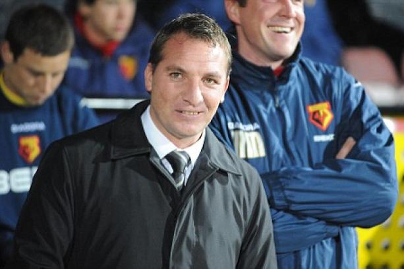 Brendan Rodgers þjálfari Swansea.