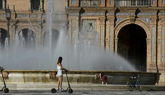 47 stiga hiti í Sevilla