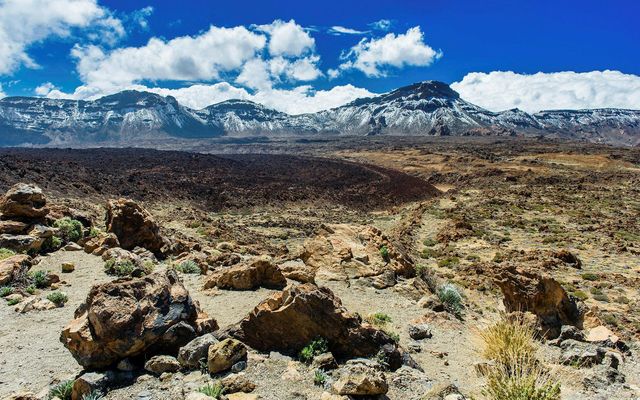 Hrjóstrugt landslag Teide-þjóðgarðsins á Tenerife þótti tilvalinn staður fyrir tökur á nýjustu þáttaröð í seríunni …