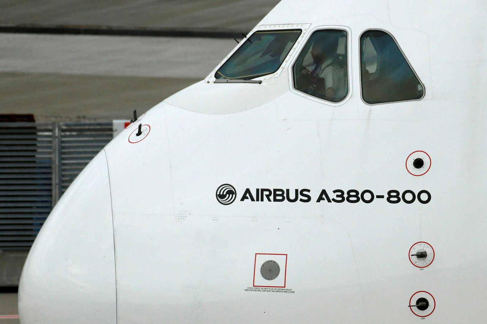 Flugvél Airbus.