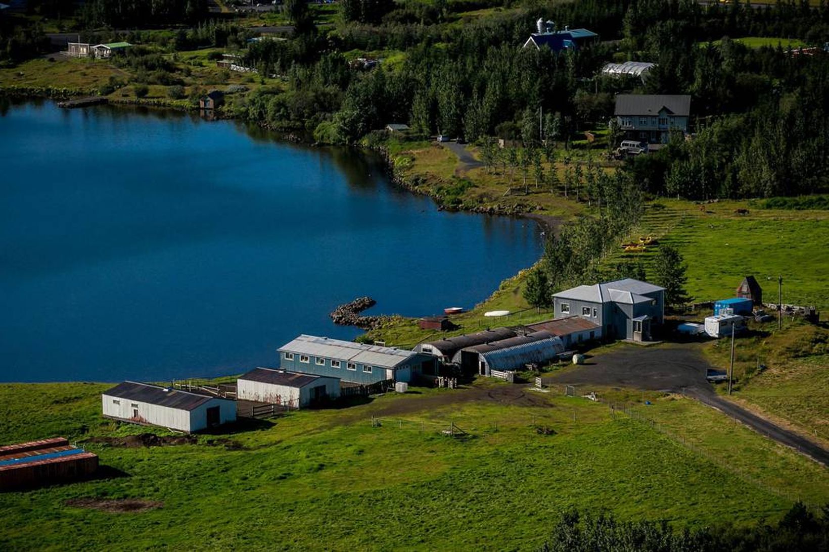 Jörðin Vatnsendi er við Elliðavatn, en verið er að skipuleggja …