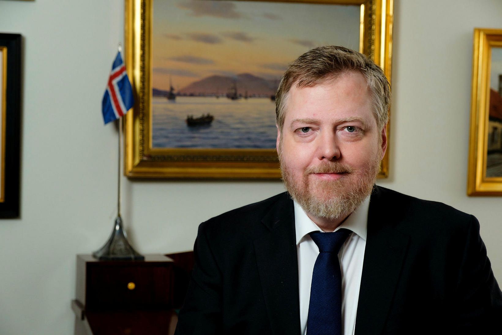 Sigmundur Davíð Gunnlaugsson formaður Miðflokksins.