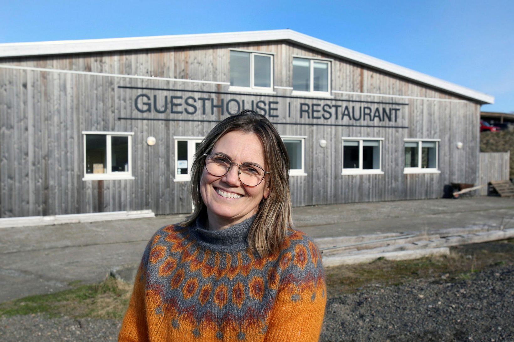 Auður Vala Gunnarsdóttir, sem á og rekur Blábjörg í Bakkagerði, …