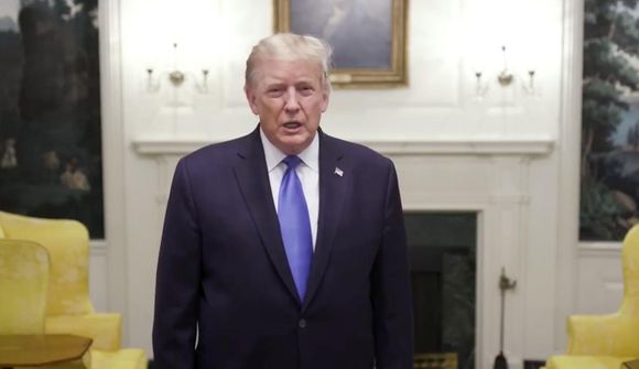 Trump tístir um innlögnina