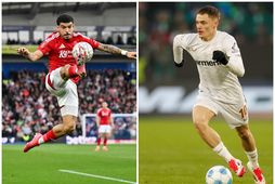 Morgan Gibbs-White og Florian Wirtz.