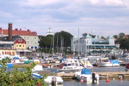 Sænski bærinn Strömstad er skammt sunnan landamæra Noregs og Svíþjóðar og halda Norðmenn jafnan þangað …