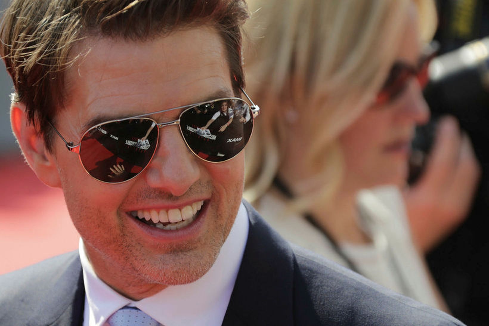 Tom Cruise skilaði kveðju til George Clooney.
