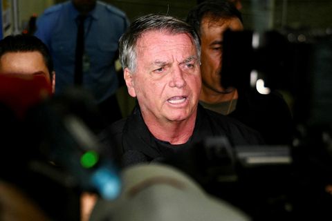 Jair Bolsonaro, fyrrverandi forseti Brasilíu, sver af sér sök.
