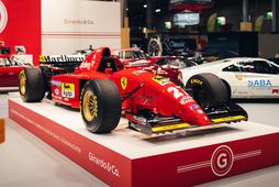 Fyrsti bíll Schumachers hjá Ferrari.