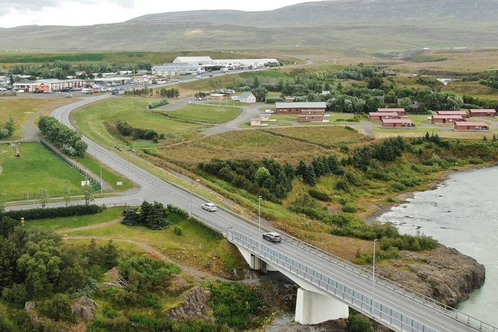 Rafmagni sló út á Blönduósi og Skagaströnd