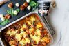 Girnilegur ofnbakaður fiskréttur með mozzarella-ostakúlum