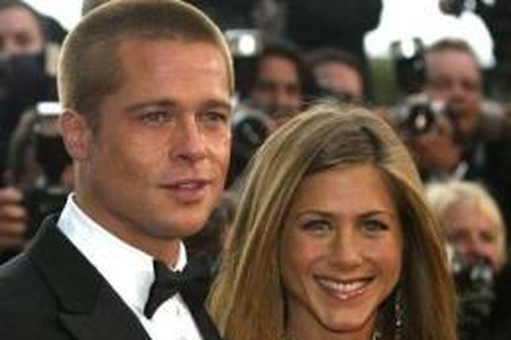 Brad Pitt og Jennifer Aniston við frumsýningu á myndinni Tróju …
