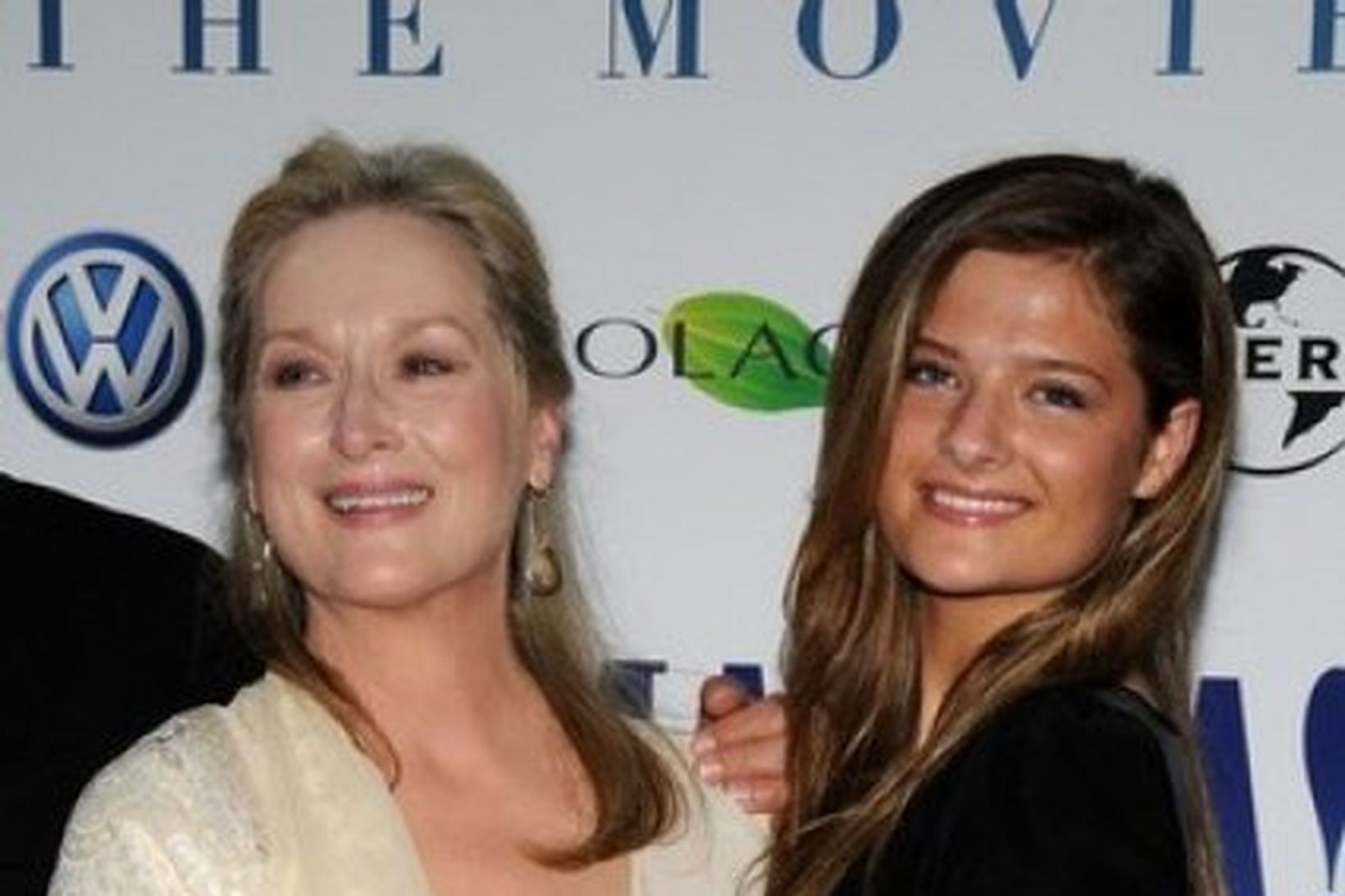 Mæðgurnar Meryl Streep og Grace Gummer á frumsýningu Mamma Mia …