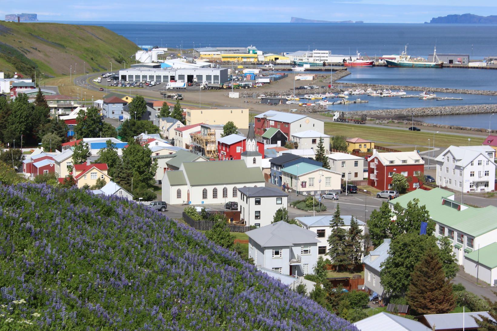 Sauðárkrókur á Norðurlandi vestra.