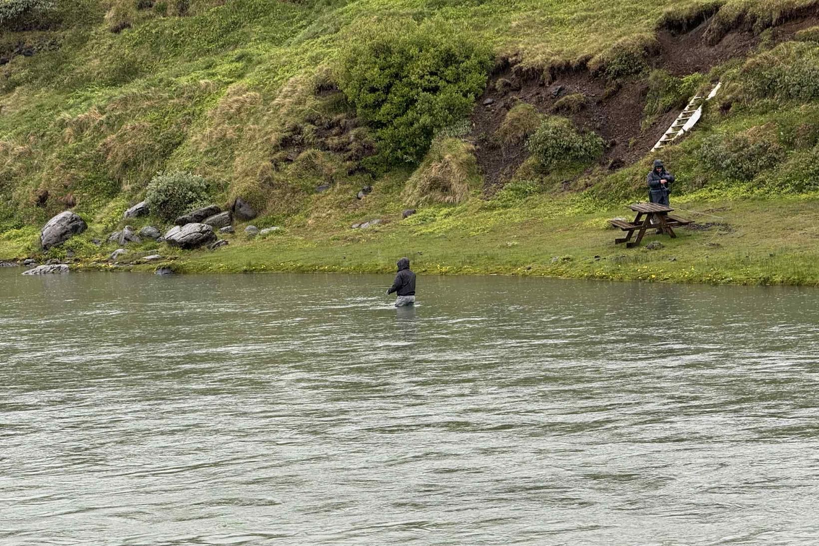 Náðu ekki laxi á opnunardegi í Blöndu