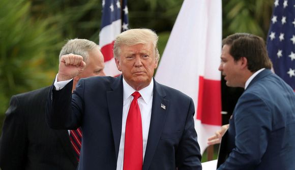 Misvísandi myndband af Trump