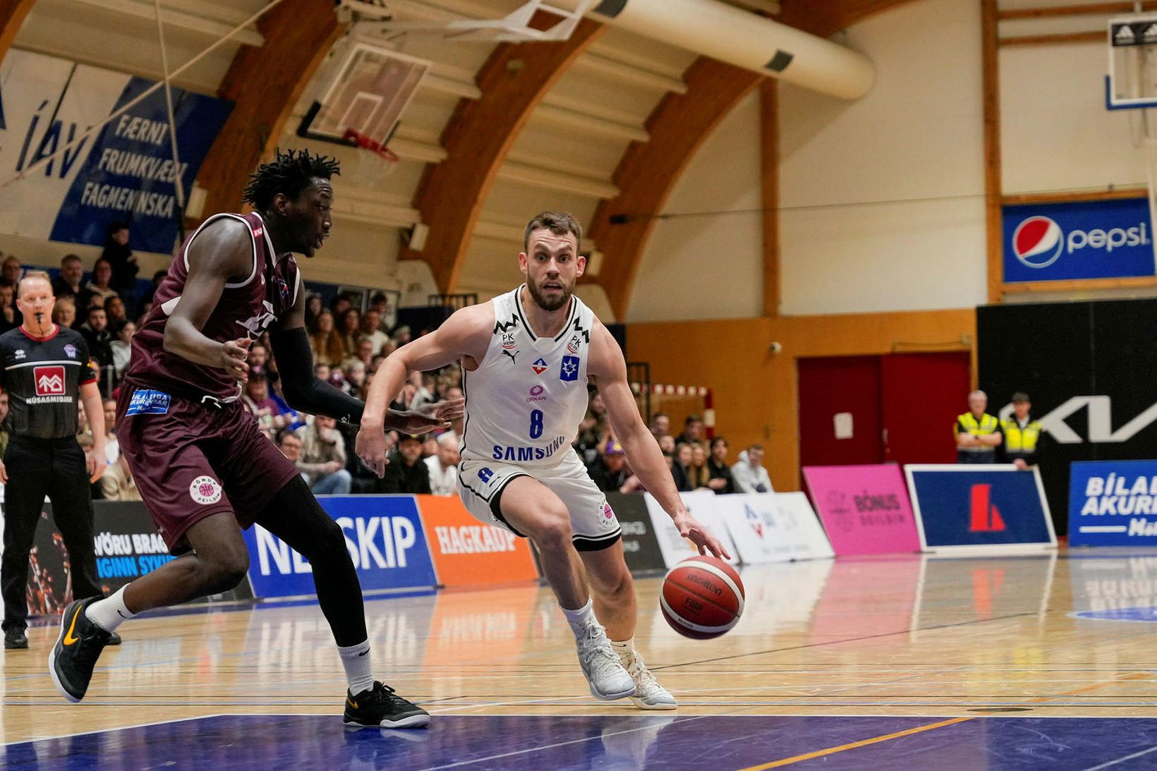 Ægir Þór Steinarsson með boltann fyrir Stjörnuna í kvöld.