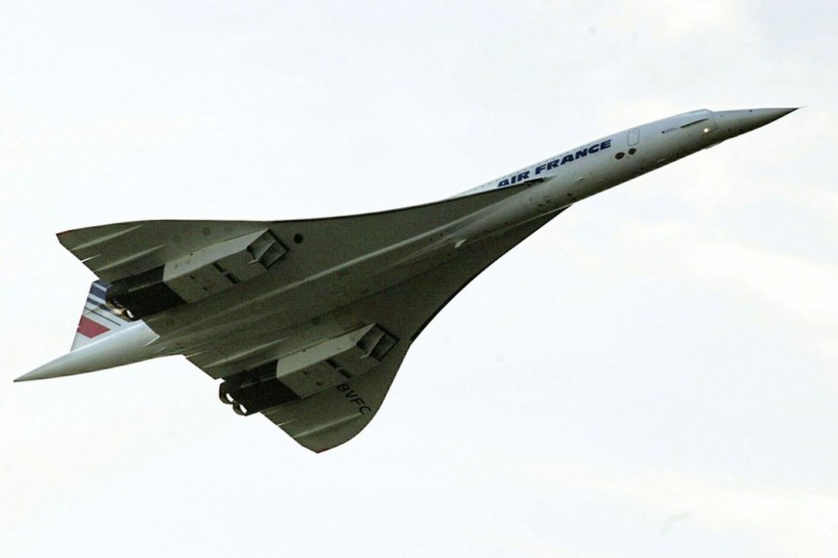 Concorde-þota á flugi árið 2000.