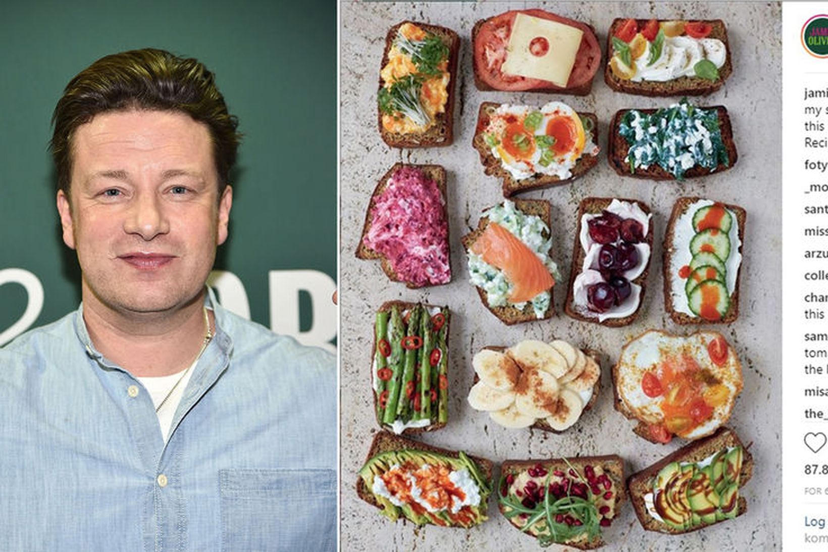 Jamie Oliver kveikti í dönsku þjóðinni með nýjustu mynd sinni …
