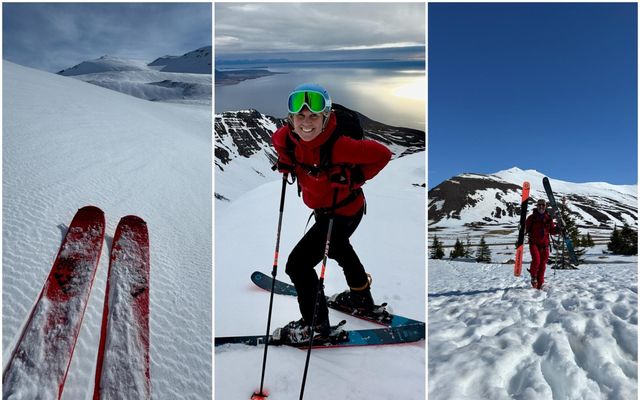 Sara Hlín Sigurðardóttir kennir byrjendum jafnt og lengra komnum alvöru fjallaskíðamennsku.