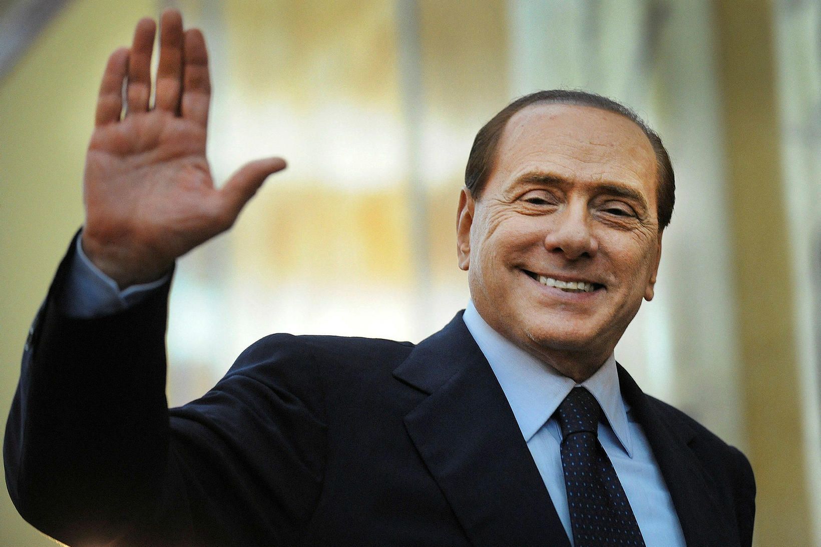 Silvio Berlusconi á merkan feril að baki.