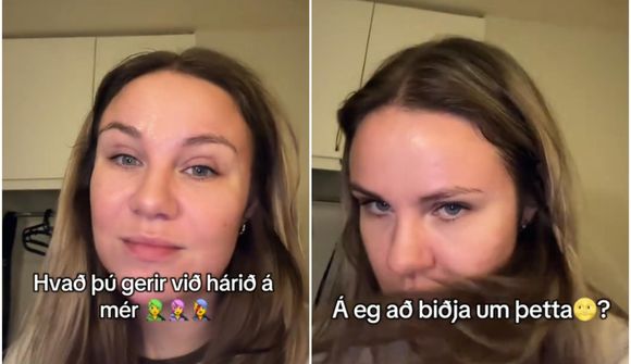 Sara sendir skilaboð til hárgreiðslufólks