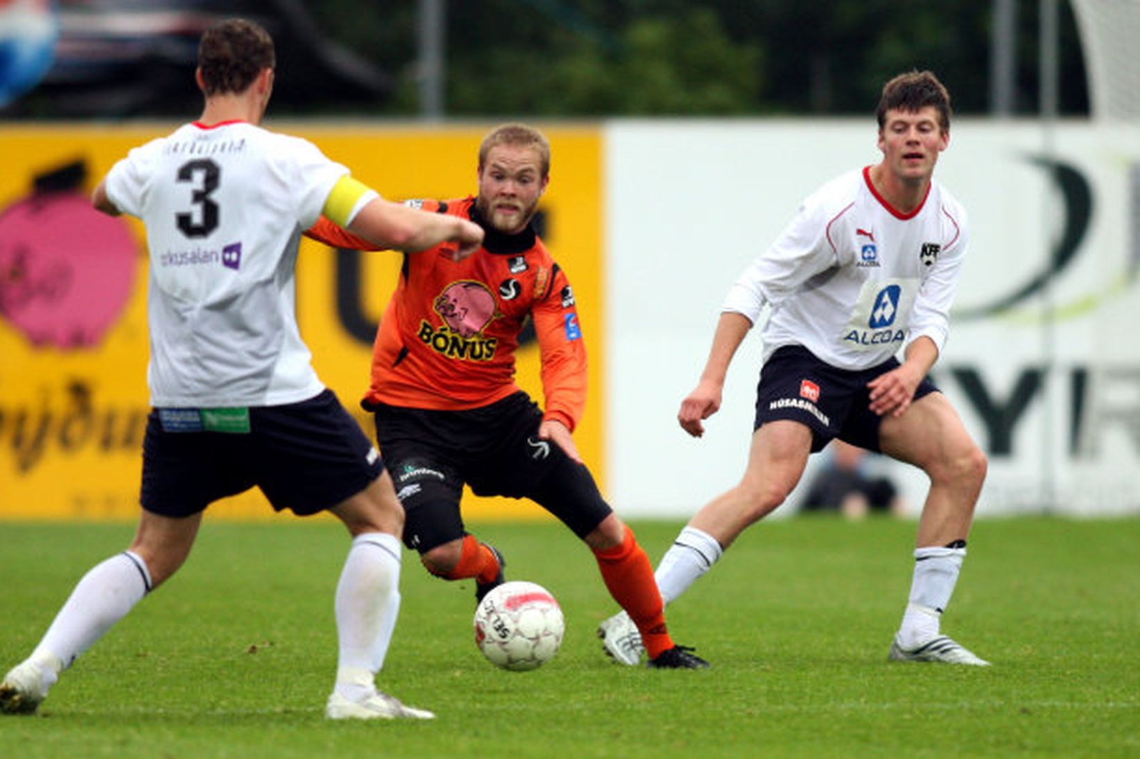 Högni Helgason skoraði tvö fyrir Hött í dag