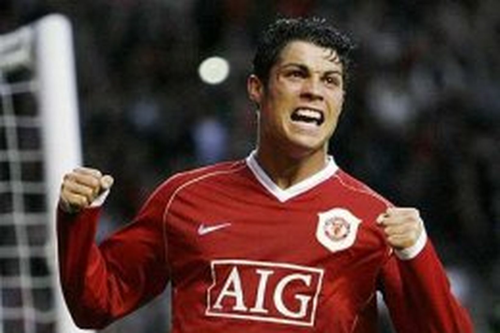 Cristiano Ronaldo er ánægður með sinn hlut hjá Manchester United.