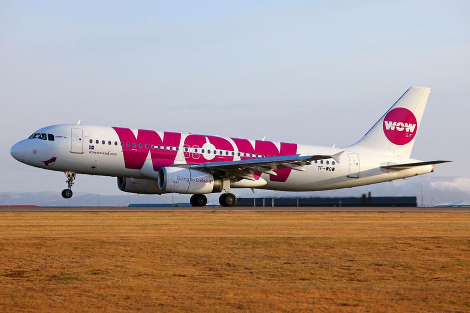 Vél frá Wow-air.