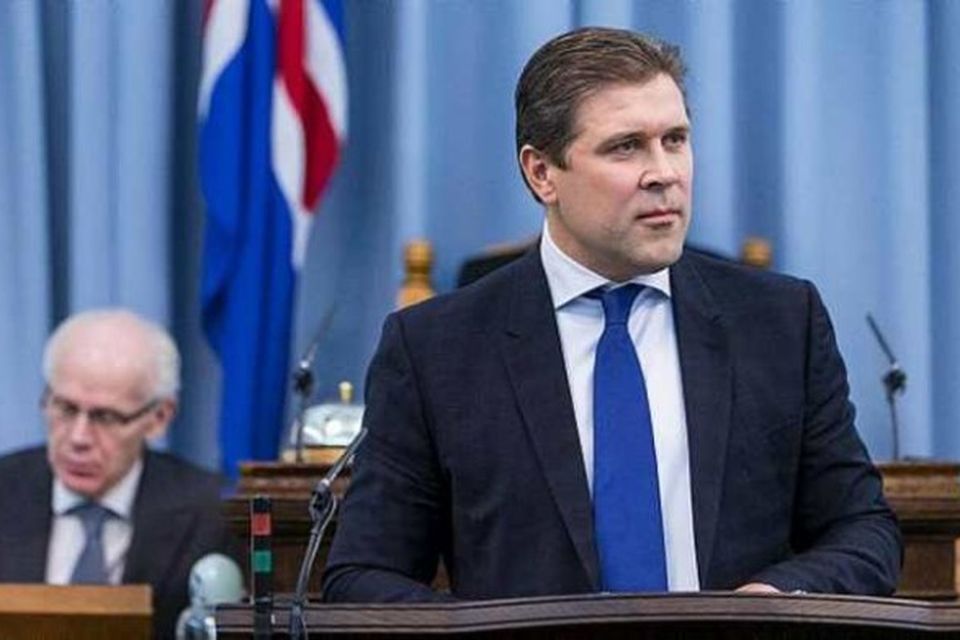 Fjármálaráðherra Bjarni Benediktsson