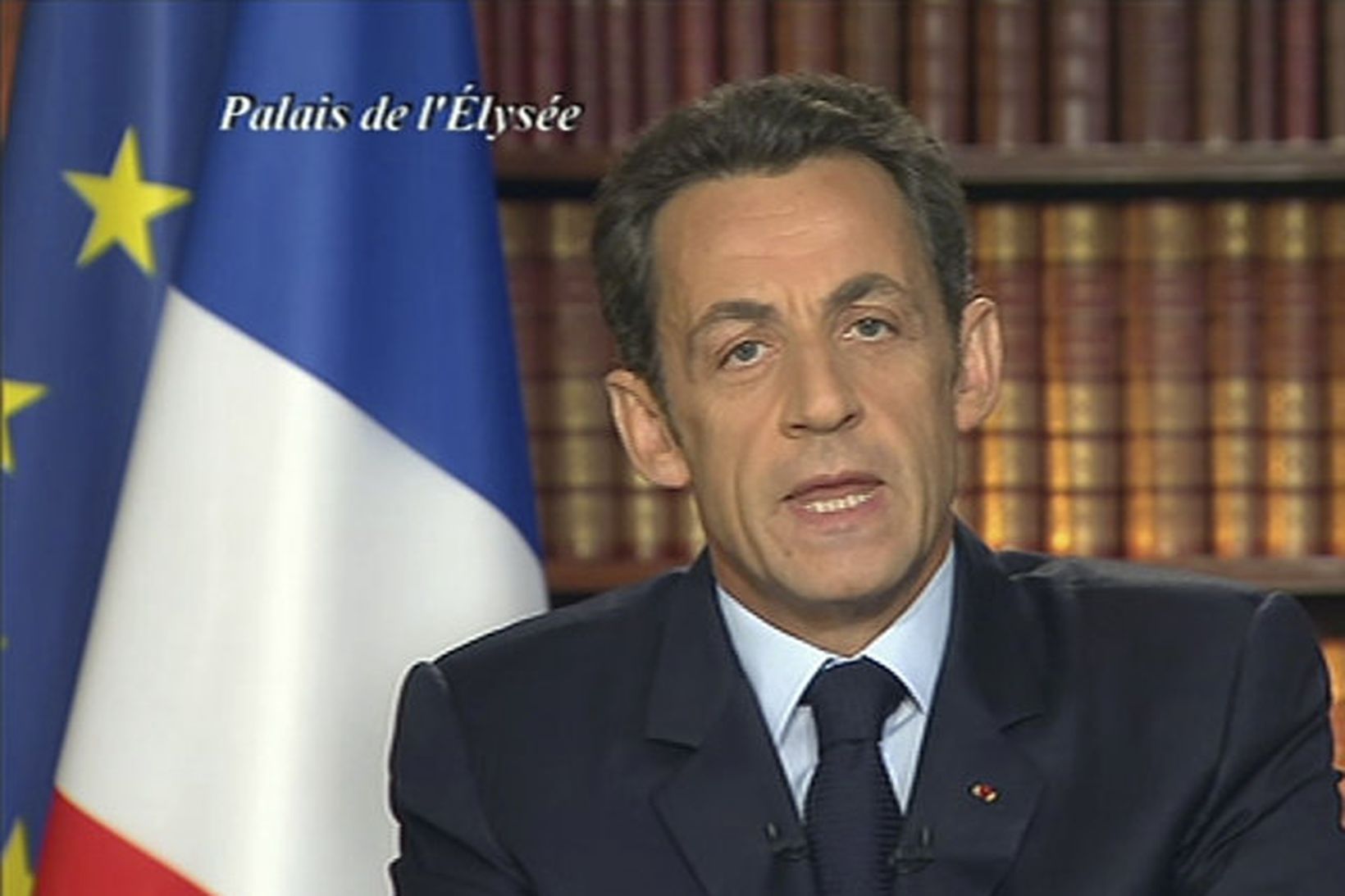 Nicolas Sarkozy, forseti Frakklands.