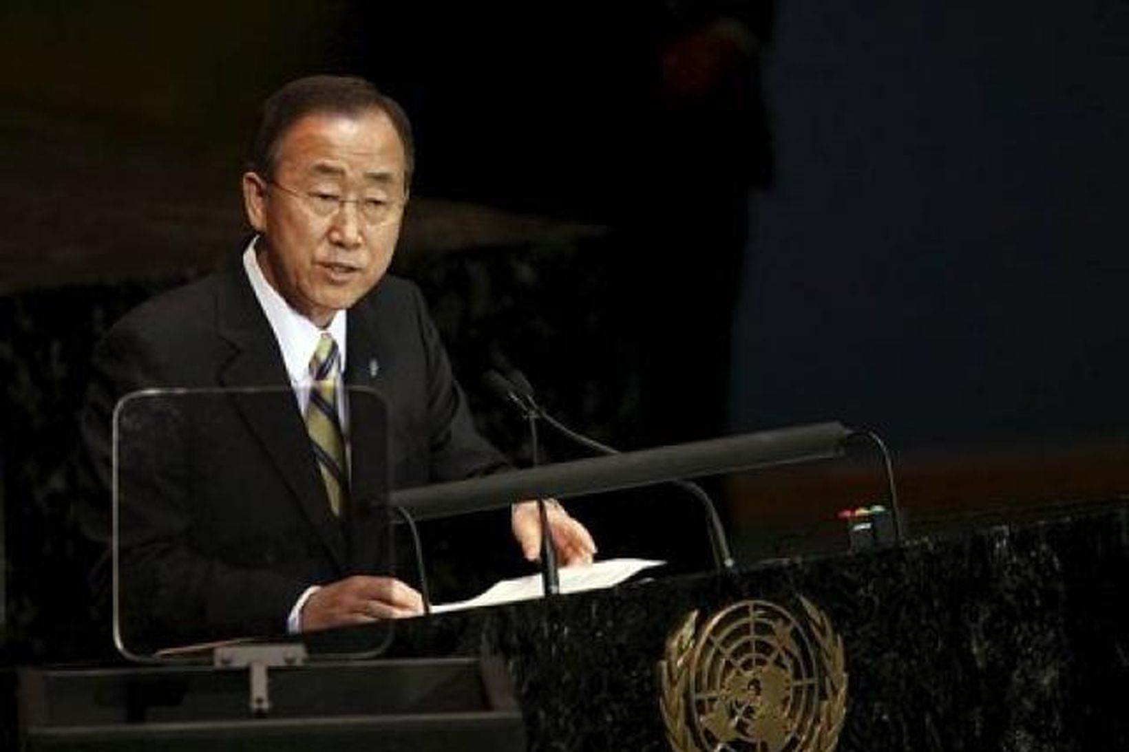 Ban Ki-moon, aðalritari SÞ.