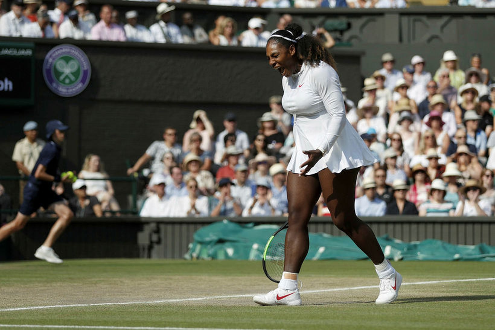 Serena Williams hafnaði í öðru sæti á Wimbledon-mótinu.