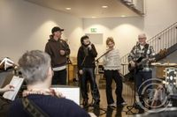 æfing fyrir heiðurstónleika Magnúsar Eiríkssonar